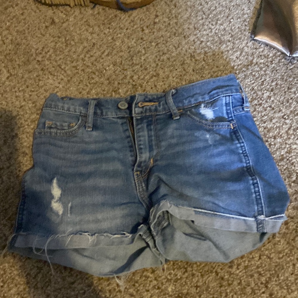 Holister short shorts high rise